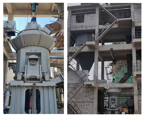 Sistema crudo verticale della macinazione del cemento del mulino VRM di 85T/H-730T/H HVM