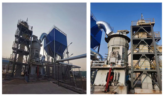 Mulino a cilindri verticale del cemento economizzatore d'energia per la pianta 6000kw del carbone di materia prima