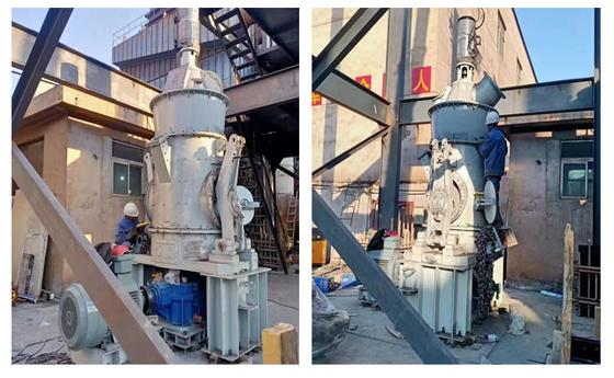 Pianta verticale del mulino a cilindri del cemento 85-730T/H per la macinazione del quarzo del carbone di materia prima
