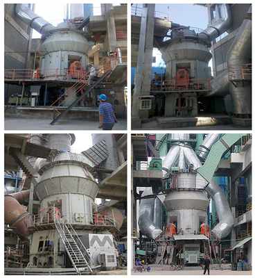 HVM disegnano il mulino verticale 100t/H del pasto crudo di ottimo rendimento senza polvere del cemento