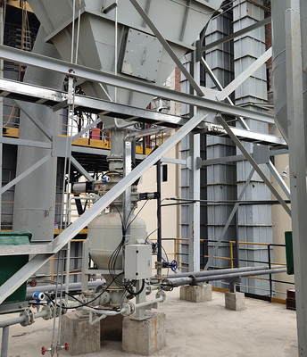 Pompa di silos connessione pneumatica a pressione positiva a fase densa per cemento