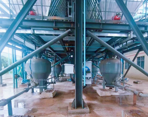 Pompa per contenitori pneumatici a prova di esplosione per la soluzione di cemento
