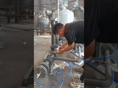 Equipaggiamento di pompa di trasporto pneumatico di grande volume Serbatoio di trasmissione a fase densa